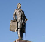 The opening of the monument to Peter the Great