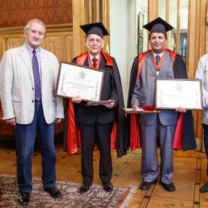 REPRESENTATIVES OF THE DIPLOMATIC CORPS IN MOSCOW  WERE PRESENTED WITH THE REGALIA OF THE HONORARY MEMBER OF THE RUSSIAN ACADEMY OF ARTS 