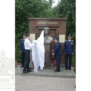 Inauguration of the Monument to the Military Pilot, Hero of the Russian Federation Alexander Maslov 